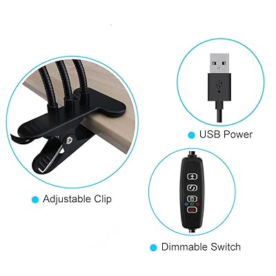 4 LED augalų augimo lempą su USB