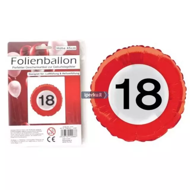 Folinis balionas 18